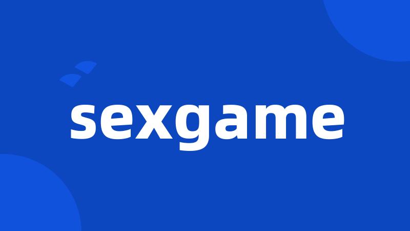 sexgame