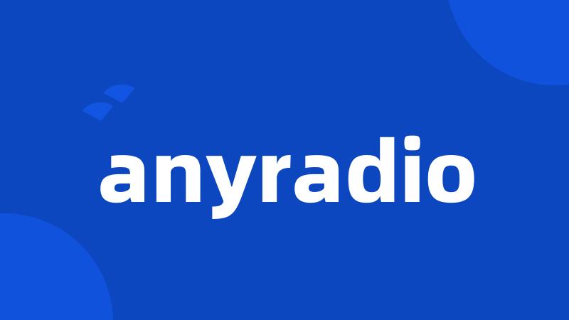 anyradio