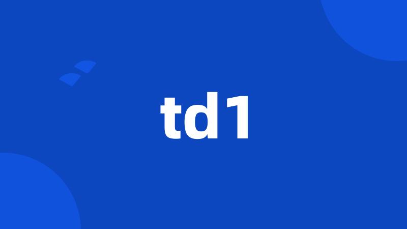 td1