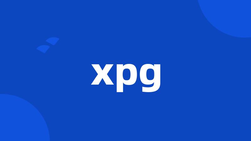 xpg