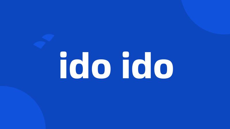 ido ido