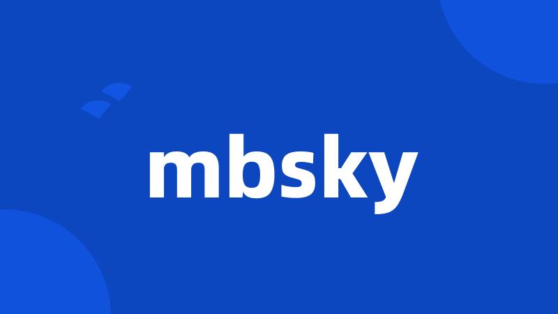 mbsky