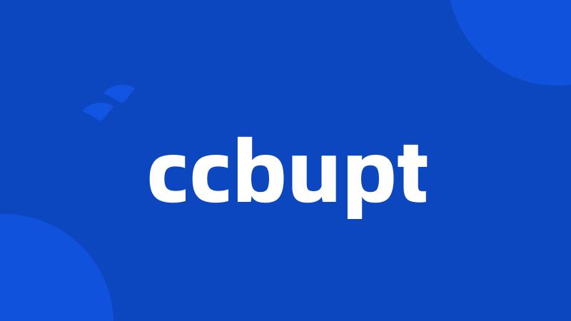 ccbupt