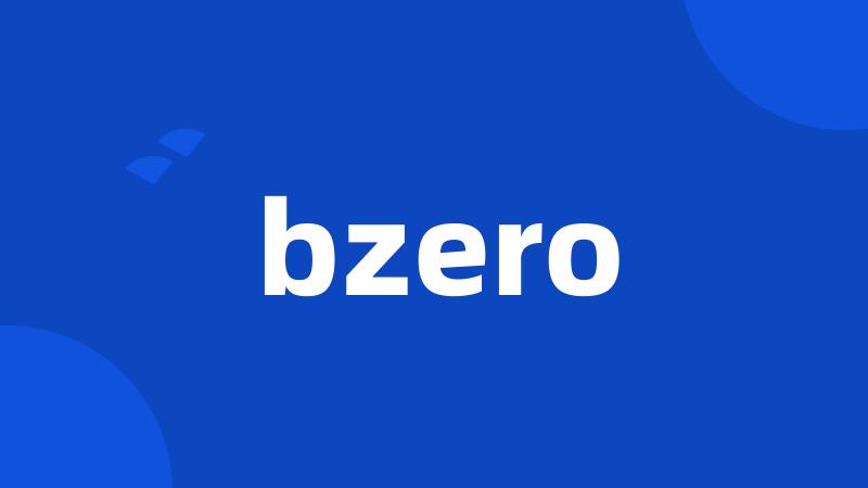 bzero