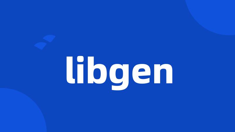 libgen