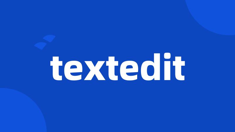 textedit