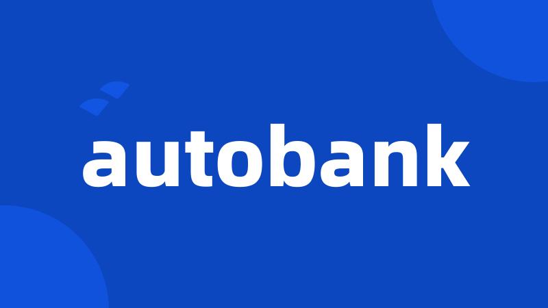 autobank