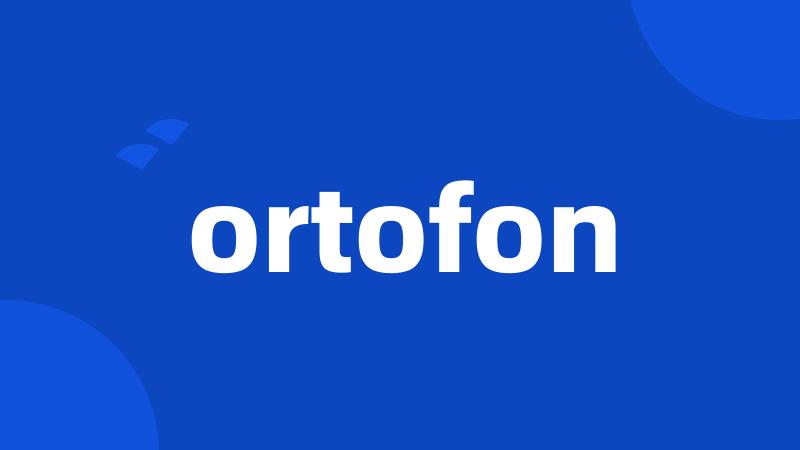 ortofon