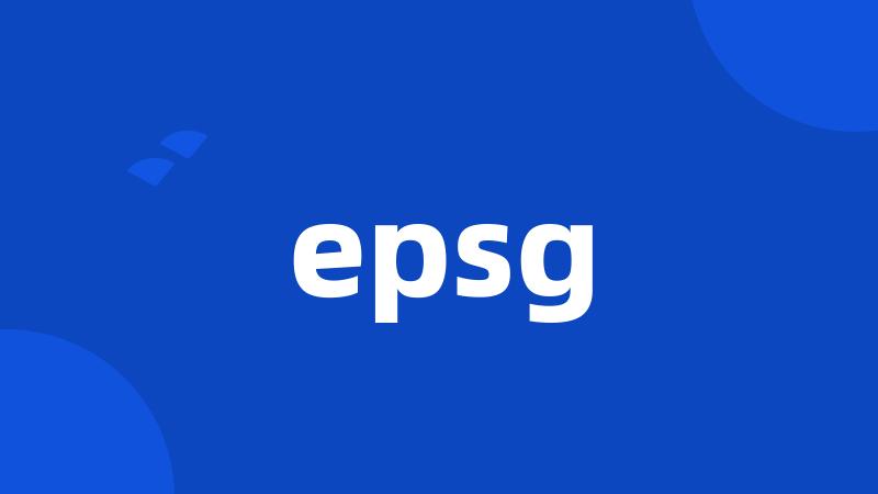 epsg