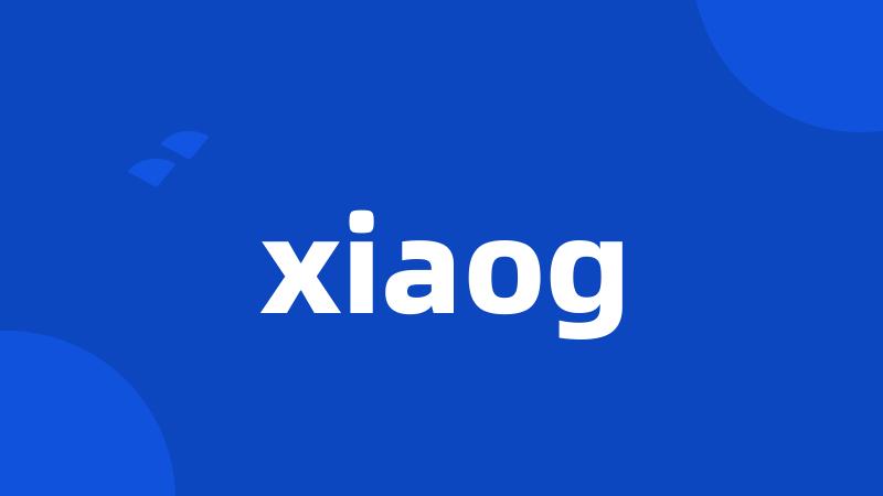 xiaog