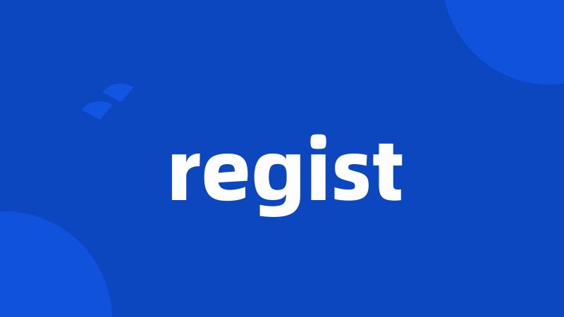 regist