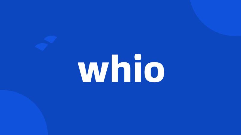 whio