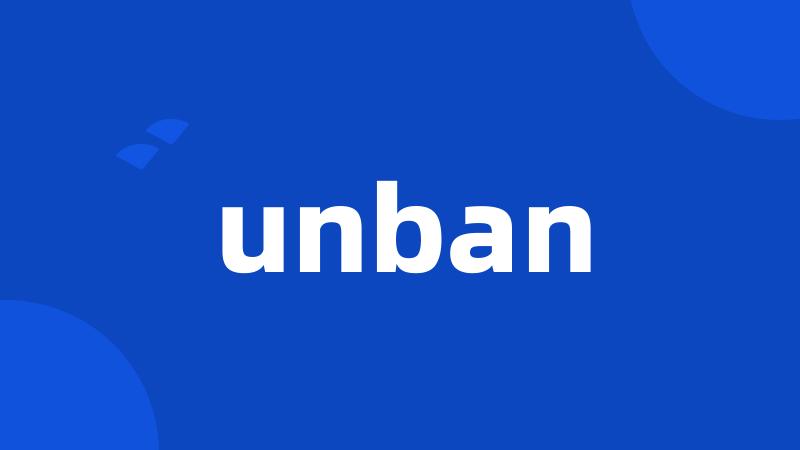 unban