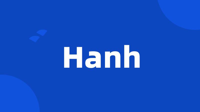 Hanh