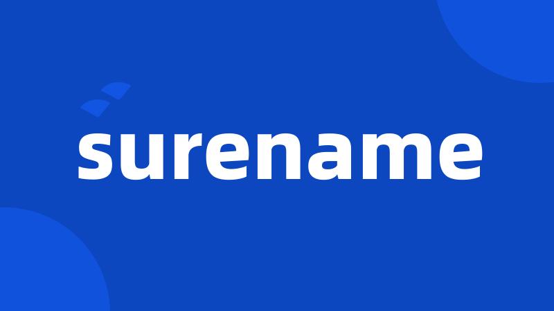 surename