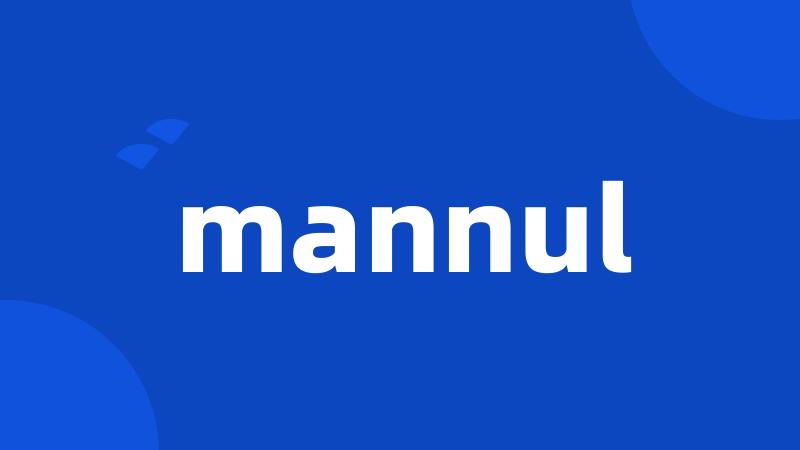 mannul