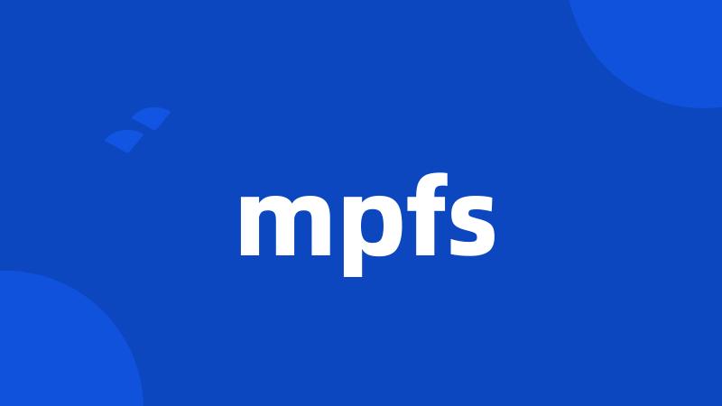 mpfs