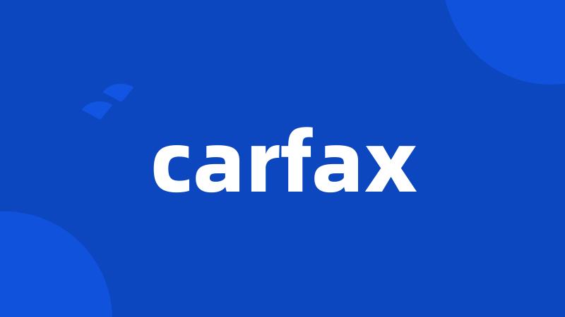 carfax