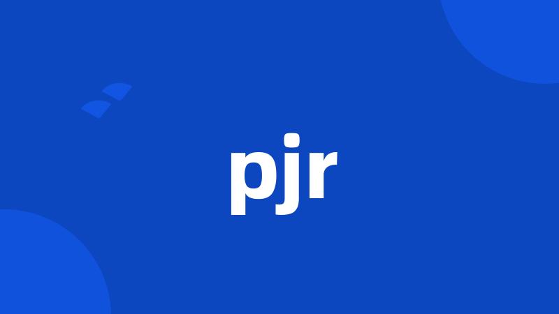 pjr