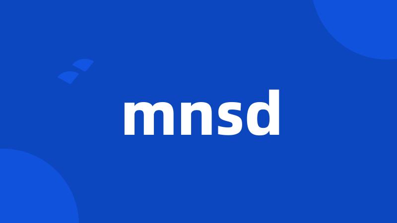 mnsd