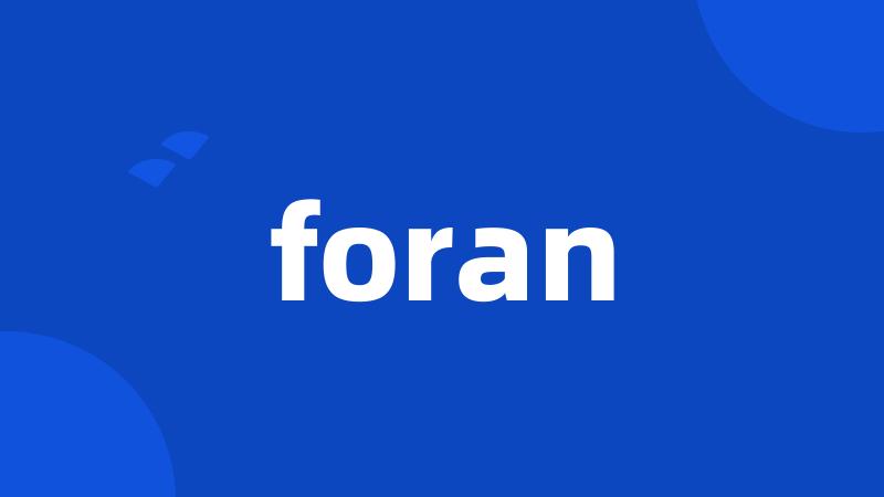 foran