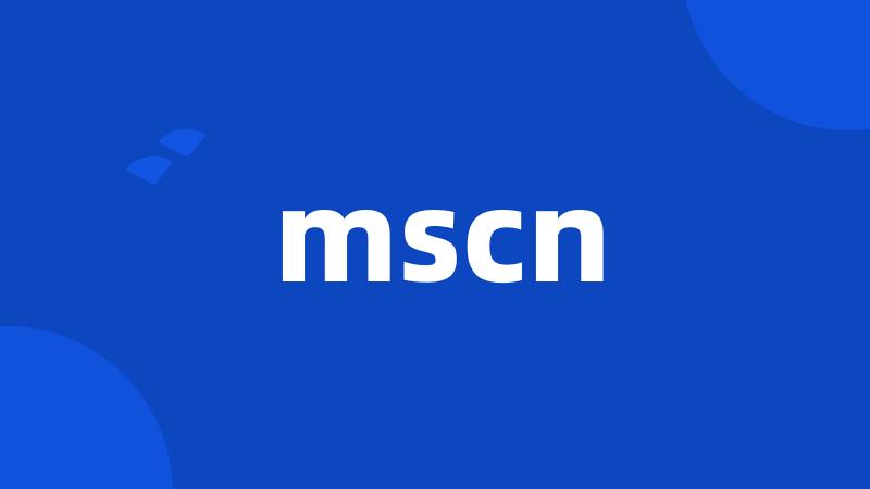 mscn