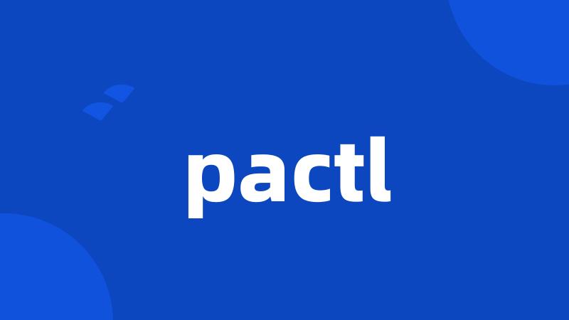 pactl