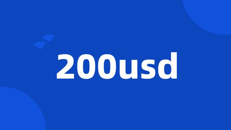 200usd