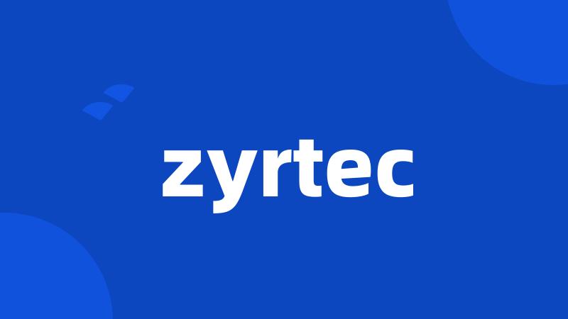 zyrtec