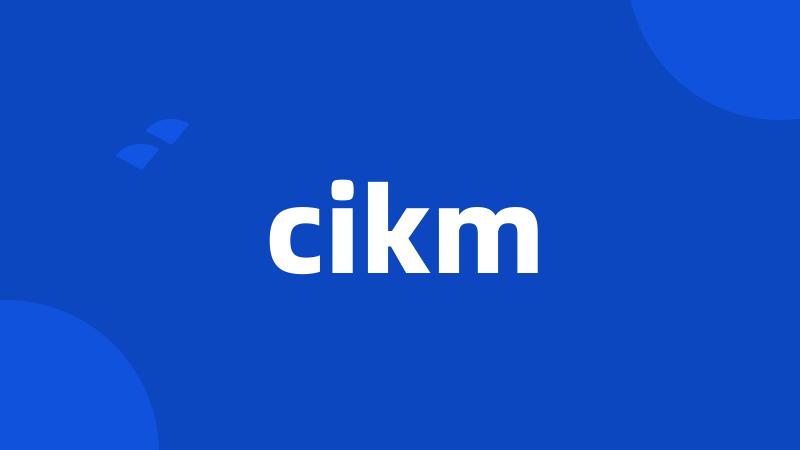 cikm