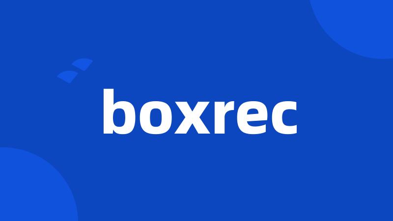 boxrec