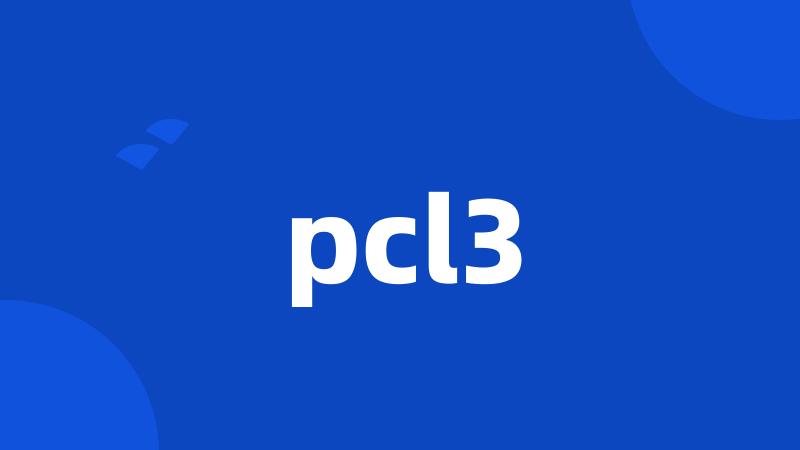 pcl3