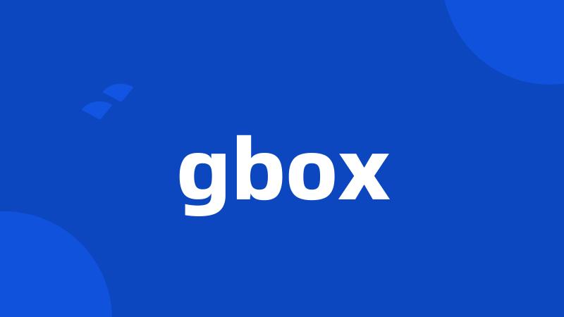 gbox