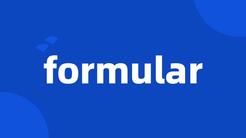 formular