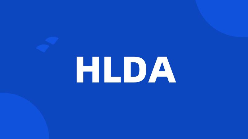 HLDA