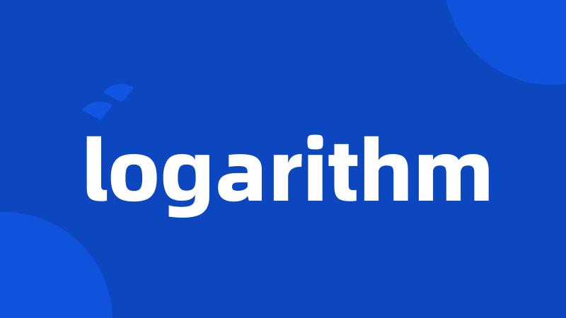 logarithm