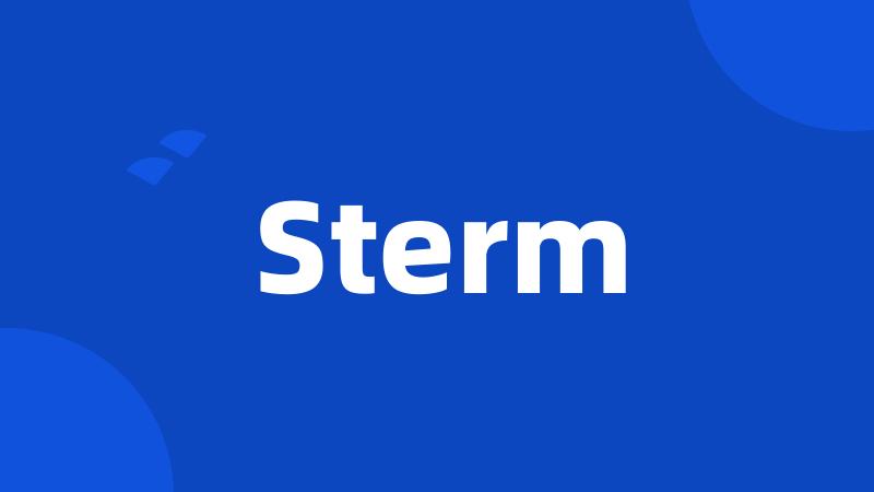 Sterm