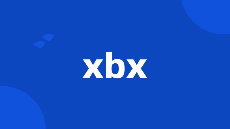 xbx