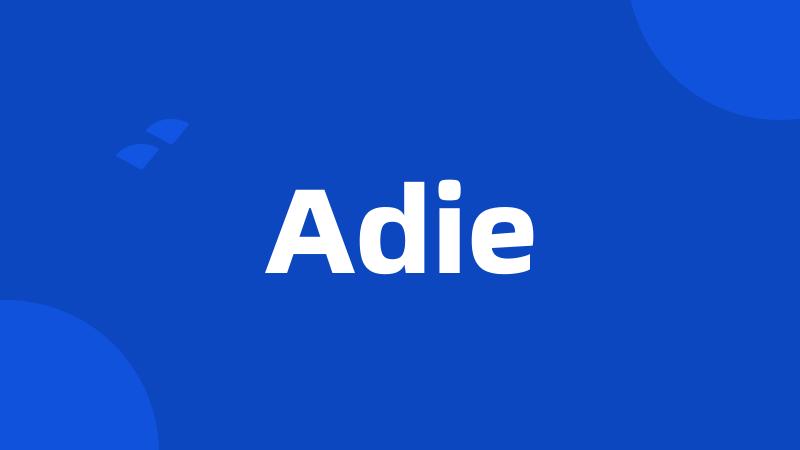 Adie