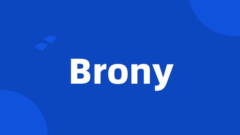 Brony