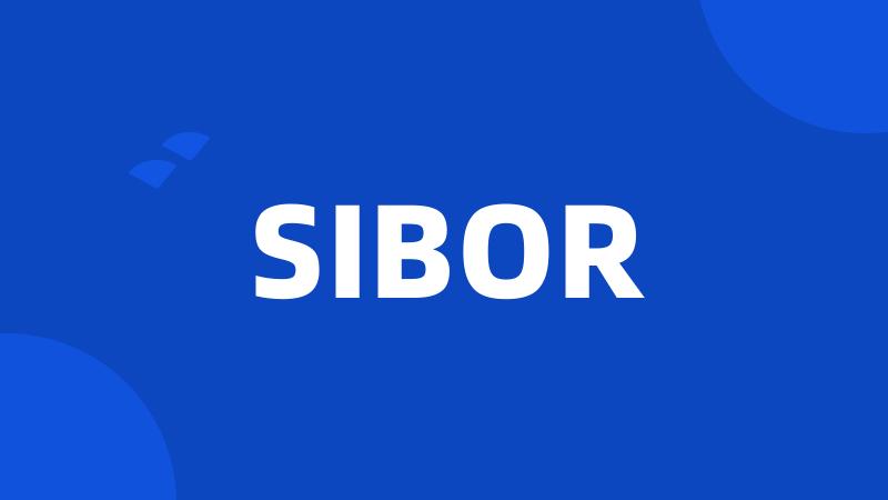 SIBOR