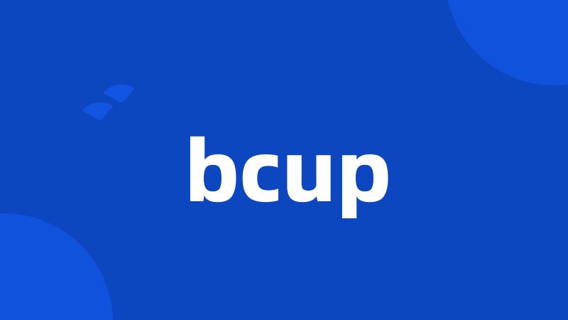 bcup