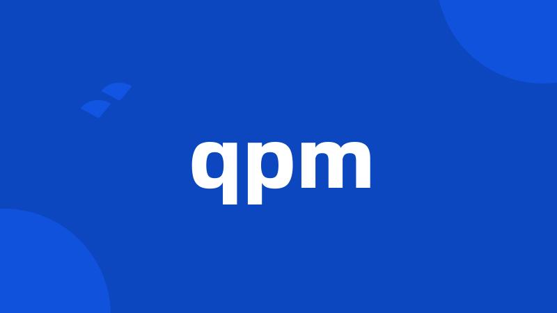 qpm