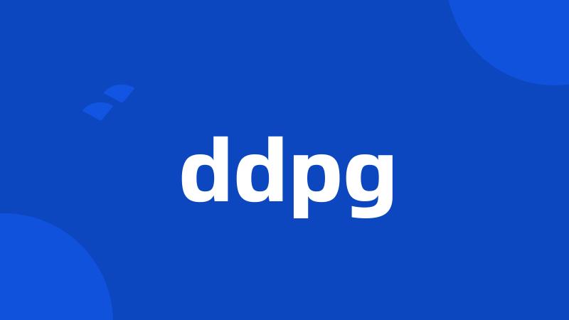 ddpg