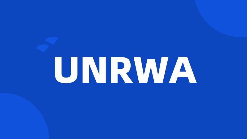 UNRWA