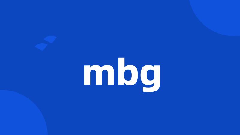 mbg