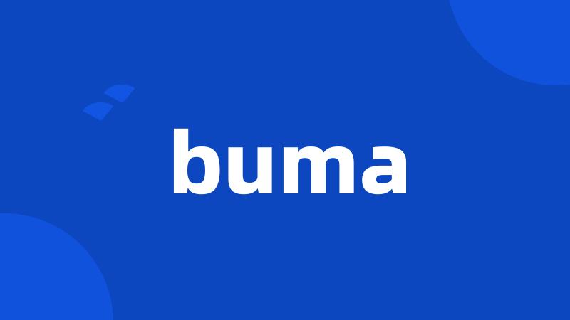 buma