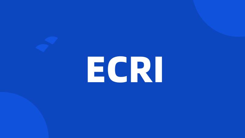 ECRI