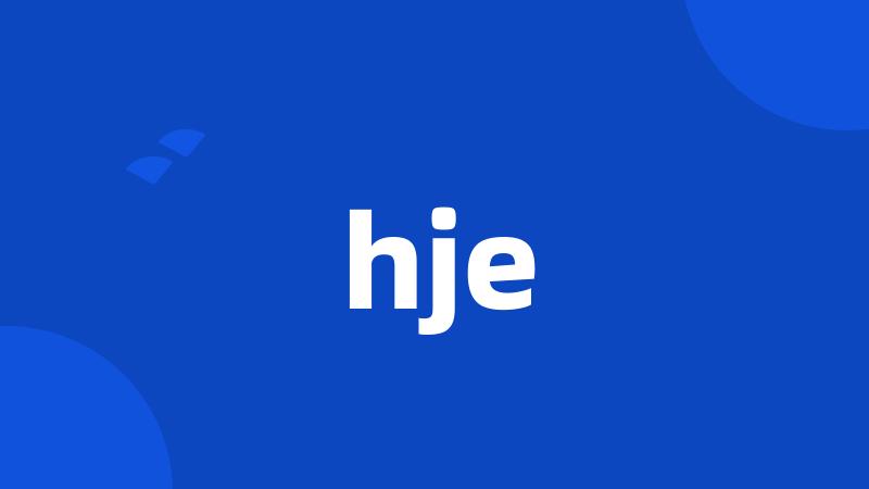 hje