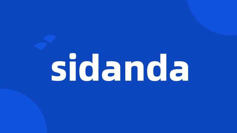 sidanda